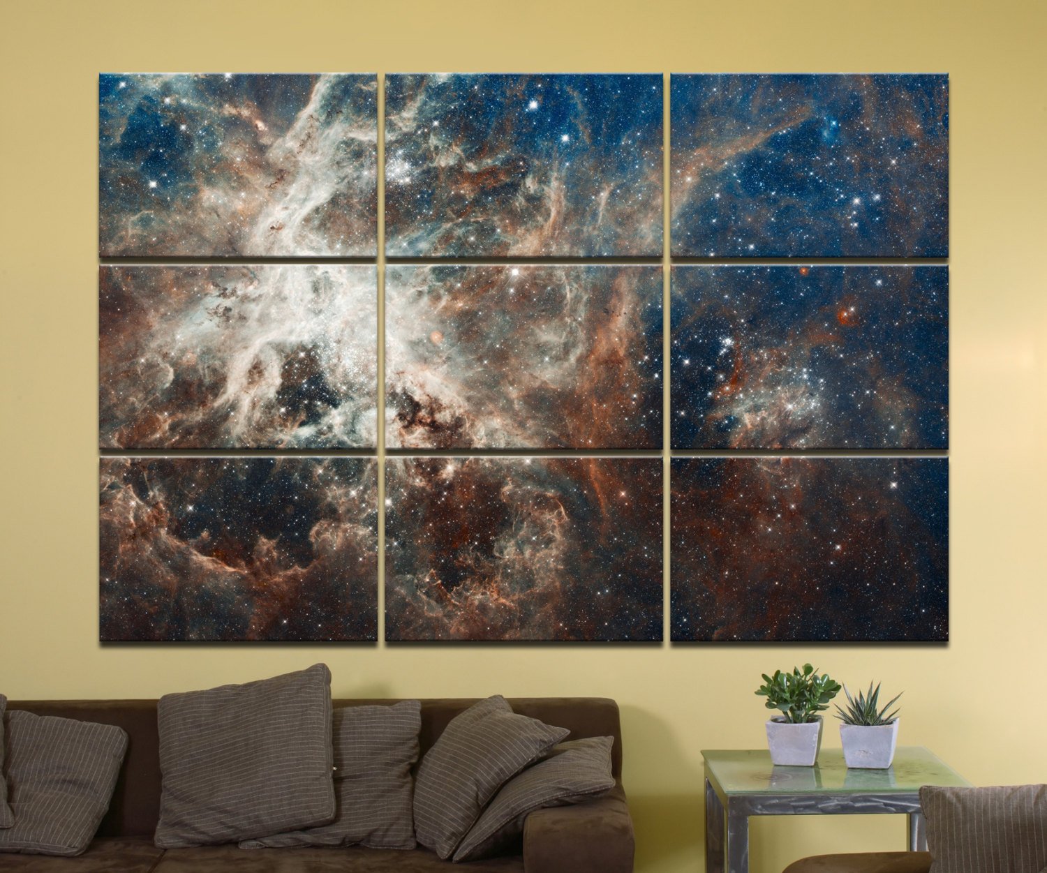30 Doradus Nebula - 72" x 48", GIANT 9-Piece Canvas Wall Mural