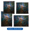 Mystic Mountain, HD Hubble Image - Throw Blanket / Tapestry Wall Hanging