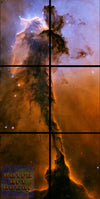 Stellar Spire in the Eagle Nebula - 36" x 72", 6-Piece Vertical Canvas Wall Mural