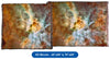 The Carina Nebula, Star Birth in the Extreme (Color) - Throw Blanket / Tapestry Wall Hanging