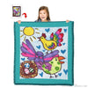 Kids' Creations - Turn Your Child's Drawing Into A 60" X 54" HD Woven Throw Blanket