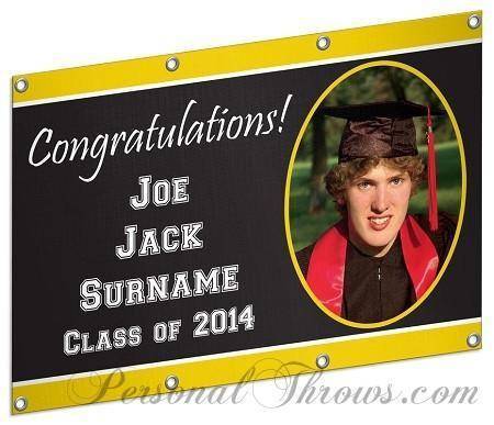 Other Products - 2'x3'  Customizable Graduation Banner
