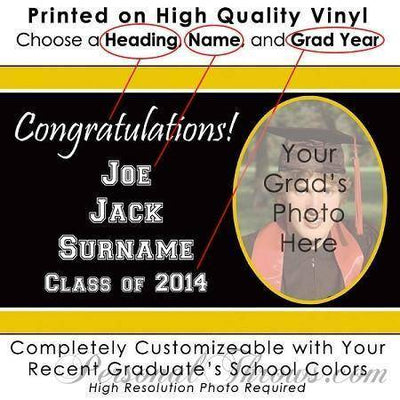 Other Products - 2'x3'  Customizable Graduation Banner