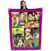 Photo Blankets - Full Service Photo Collage Plush Fleece Blanket - 50" X 60"