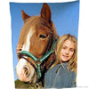 Photo Blankets,Holiday Gifts,Mother's Day Gifts - Plush Fleece Photo Blanket- 60" X 80"