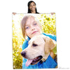 Photo Blankets,Holiday Gifts,Mother's Day Gifts - Polar Fleece Photo Blanket - 50" X 60"