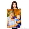 Photo Blankets,Holiday Gifts - Plush Fleece Mini Photo Blanket - 30" X 40"