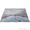 Photo Home & Office,Holiday Gifts - Claude Monet's "Snow At Argenteuil, 1875" Linen Napkins 20" X 20", Set