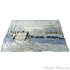 Photo Home & Office,Holiday Gifts - Claude Monet's "The Magpie" Linen Napkins 20" X 20", Set Of 12