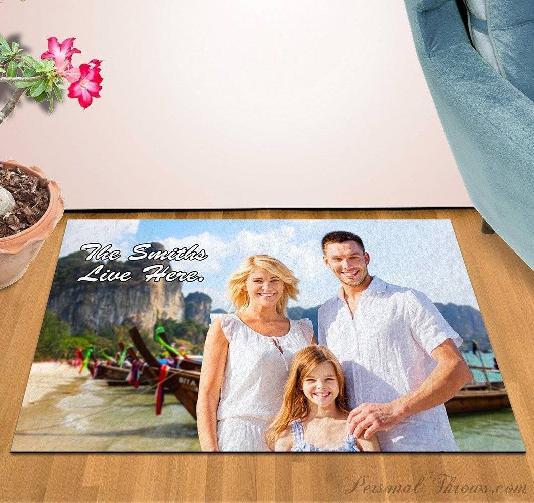 Photo Home & Office - Large Photo Floor Mat, 36" X 60", 8 Oz Felt, Durgan Backed