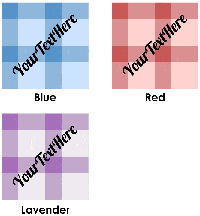 Photo Home & Office,Mother's Day Gifts - Personalizable Repeating Text Pattern Linen Table Cloth