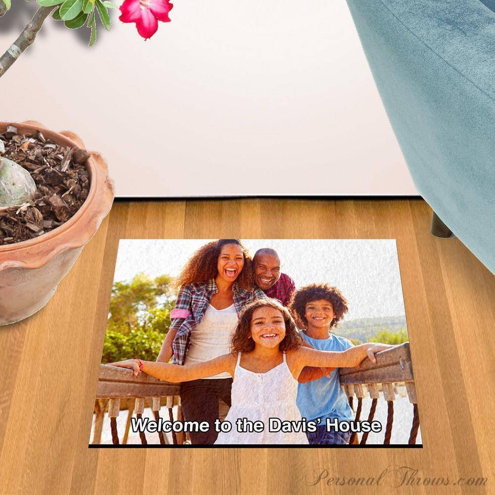 Small Photo Floor Mat, 18" x 24", 8 oz Felt, Durgan Backed