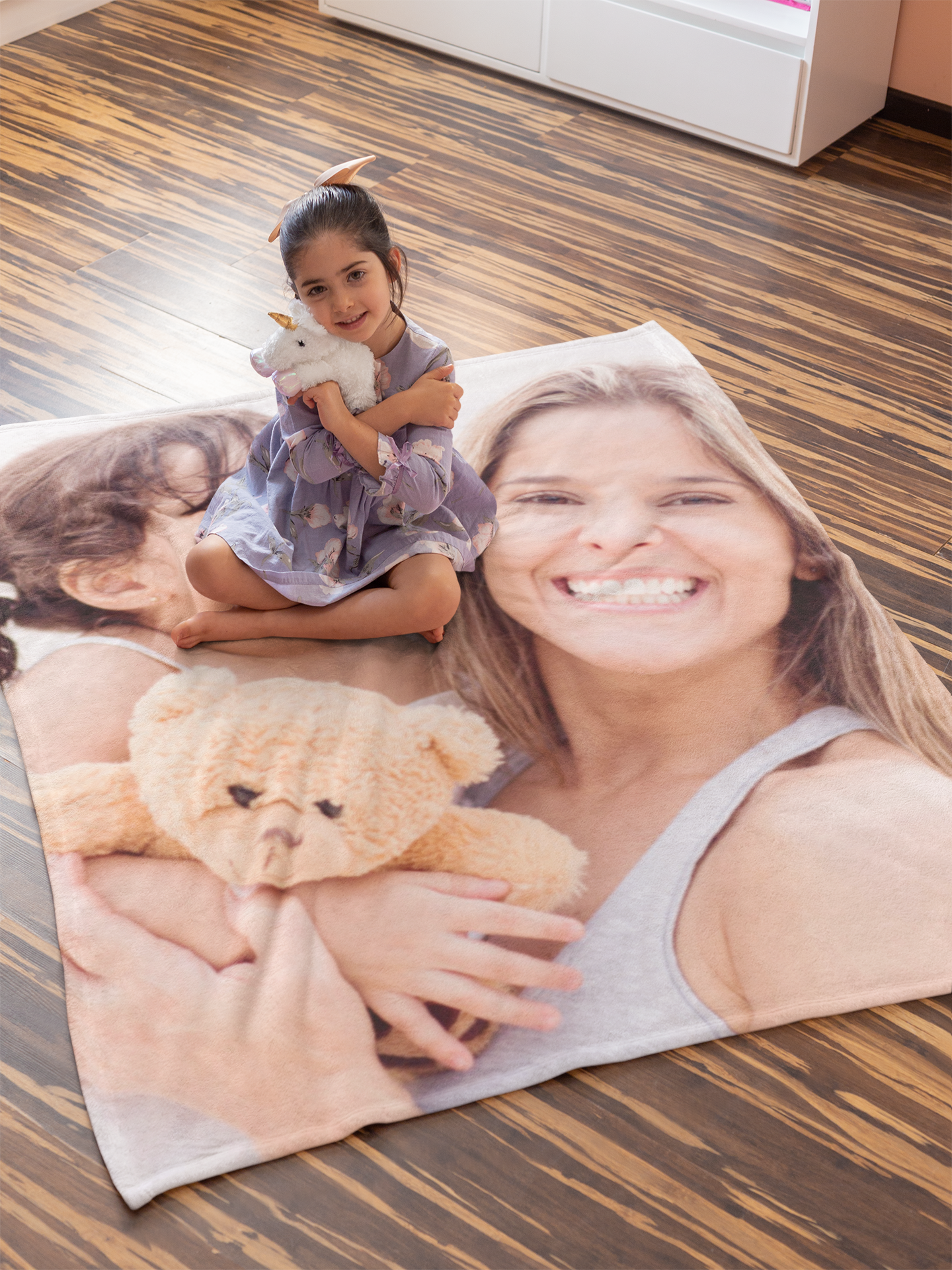 Plush Fleece Photo Blanket - 50" x 60"